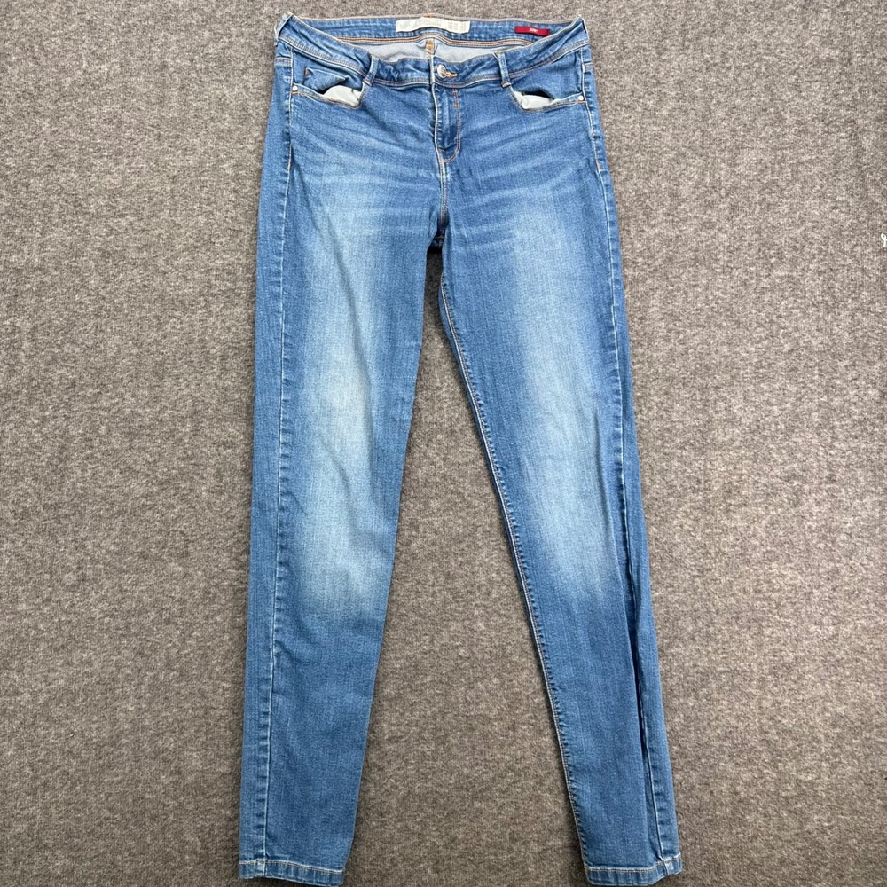 Zara‎ Trafaluc Women Medium Wash Skinny Jeans Blue High rise  Denim Size 8 long